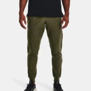 Mens Dark Green Under Armour Joggers Size Large
